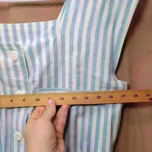 VTG Wear-Abouts Womans striped Romper sz Med. - Picture 8 of 8